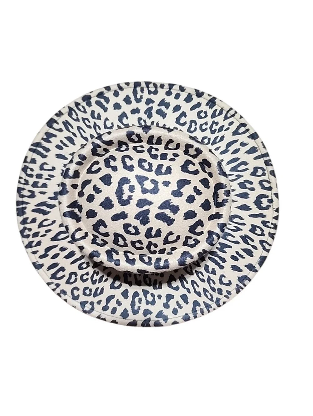 Womens Animal Print Fedora Hat. Nwt